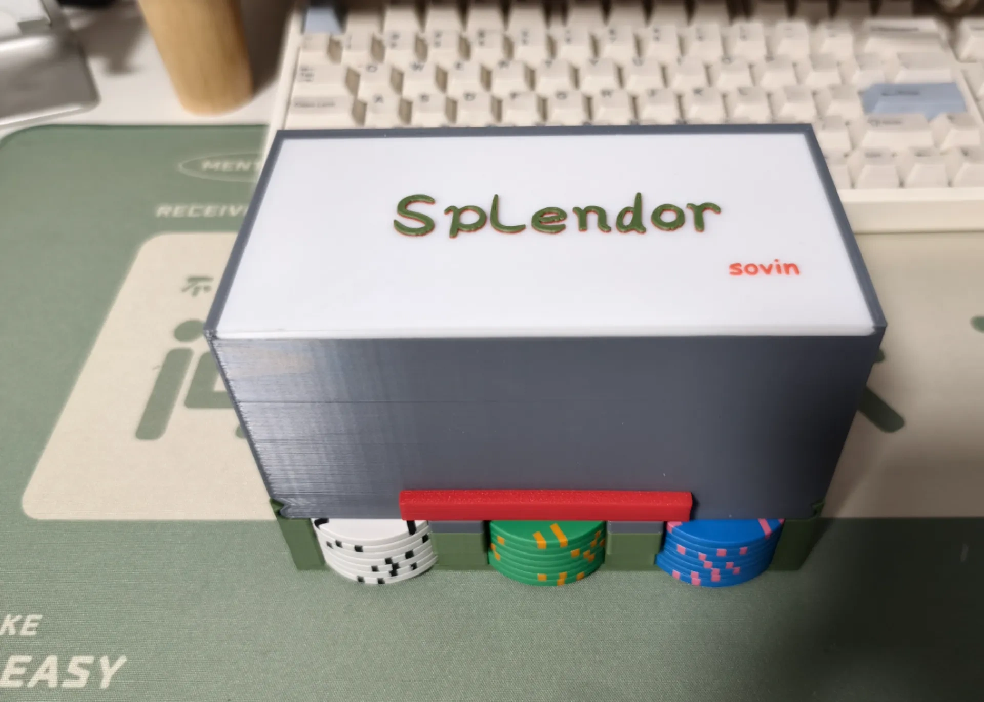 Splendor Board Game Custom Storage Box