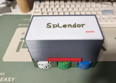Splendor Board Game Custom Storage Box