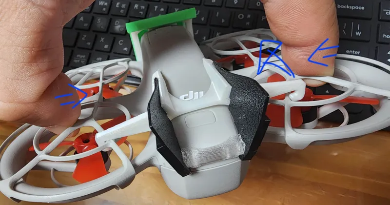 DJI NEO REAR WING AND USB C PORT PROTECTOR