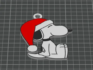 adorno navidad snoopy