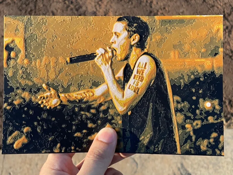 CANSERBERO Hueforge Lithophane by 3DXAV - MakerWorld