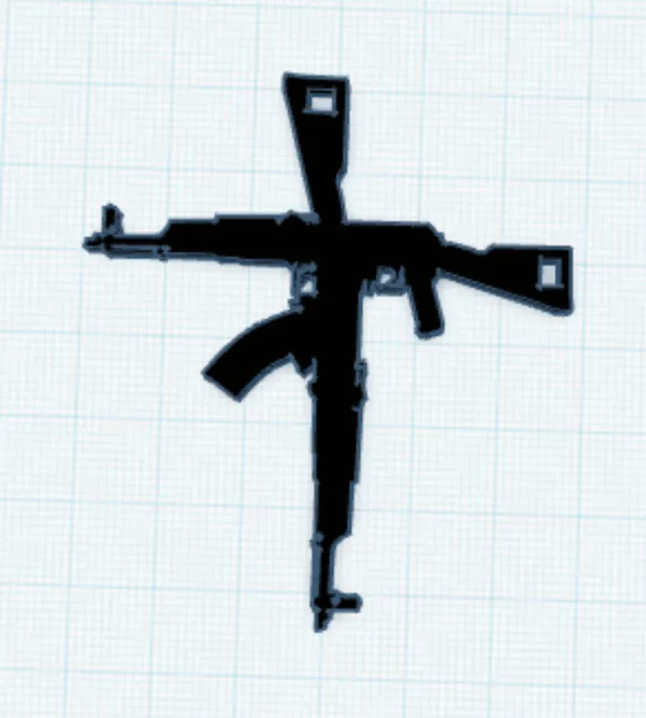 AK47 Cruise Keychain