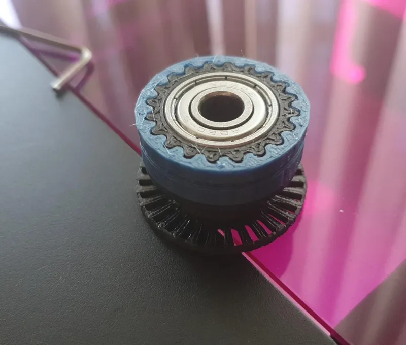 Better wheel for Filament motion sensor.