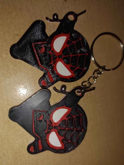Miles Morales Spider-Man Keychain