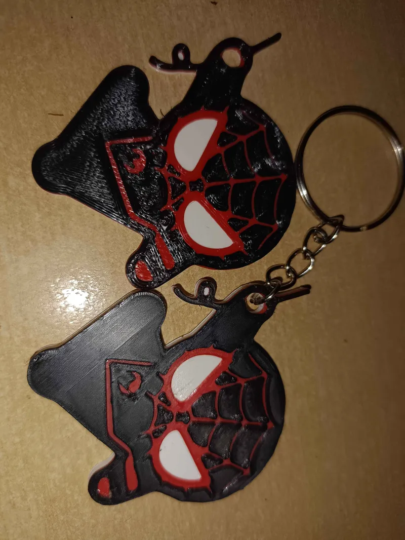 Miles Morales Spider-Man Keychain