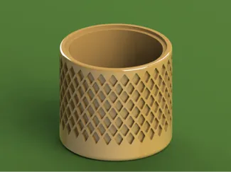 Flower Pot Diamond Pattern