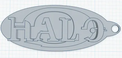 Halo keychain
