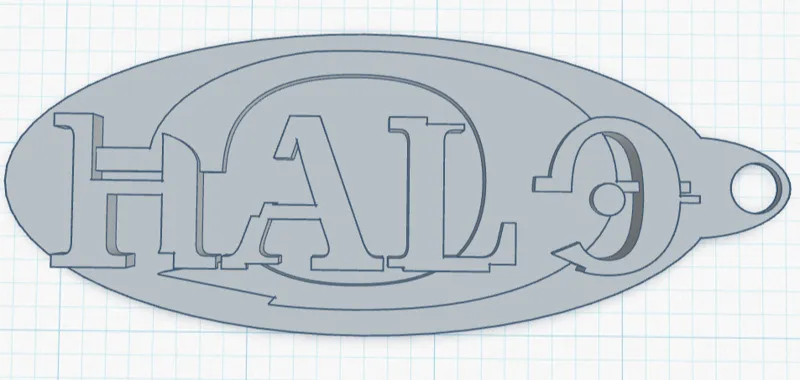 Halo keychain