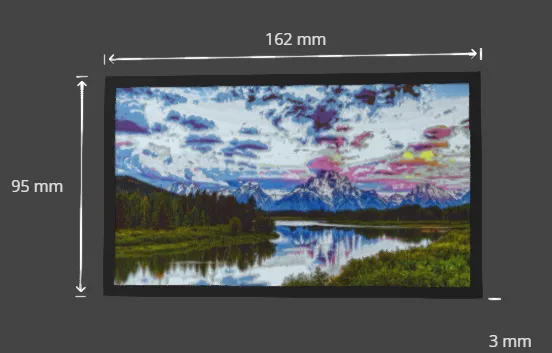 Lithophane landscape