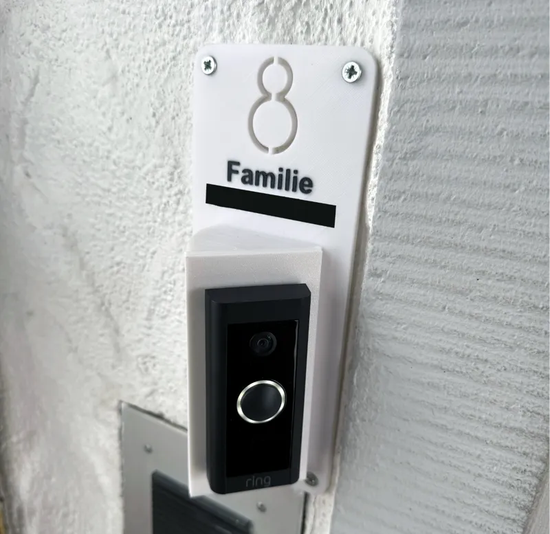 Ring Türschild 30 Grad 