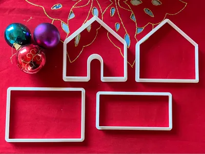 Gingerbread house cookie cutter
