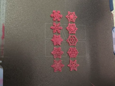Snowflake Papercut Keychain