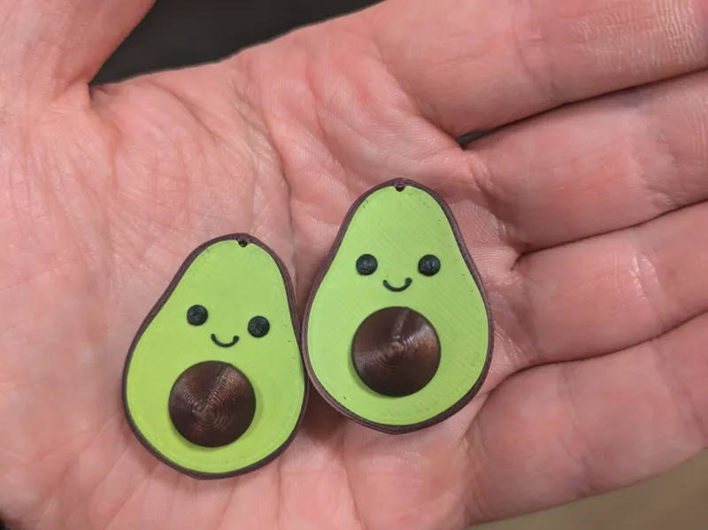 Cute Avocado earrings, MMU ready