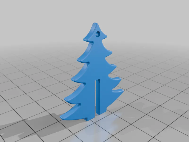 Christmas tree earrings view 4