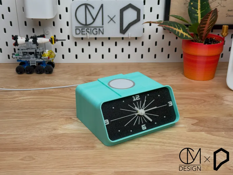 Retro Clock and Magsafe Charger