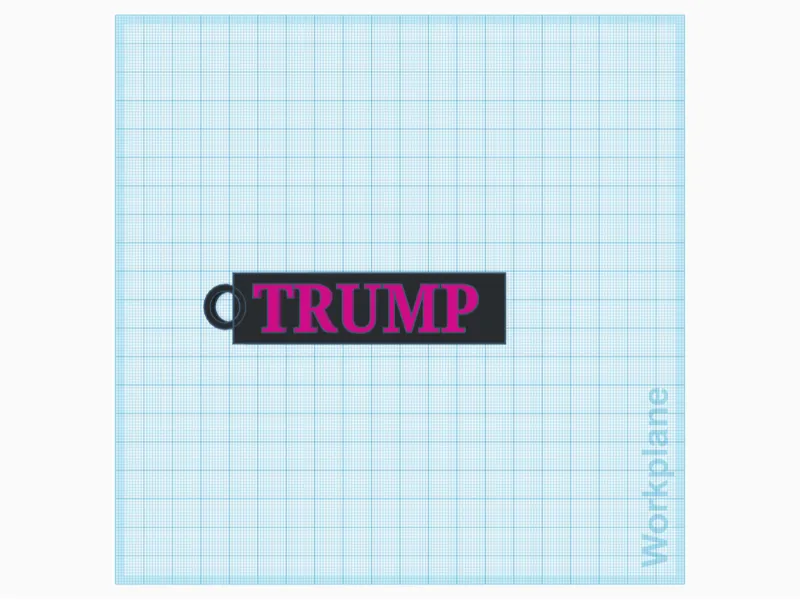 Trump key chain