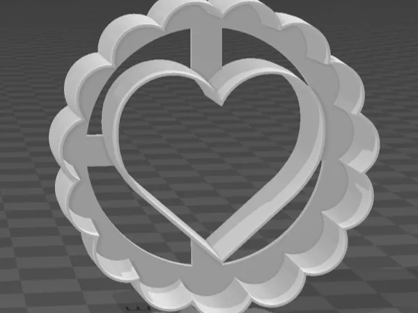 Emporte-pièce cœur façon linzer