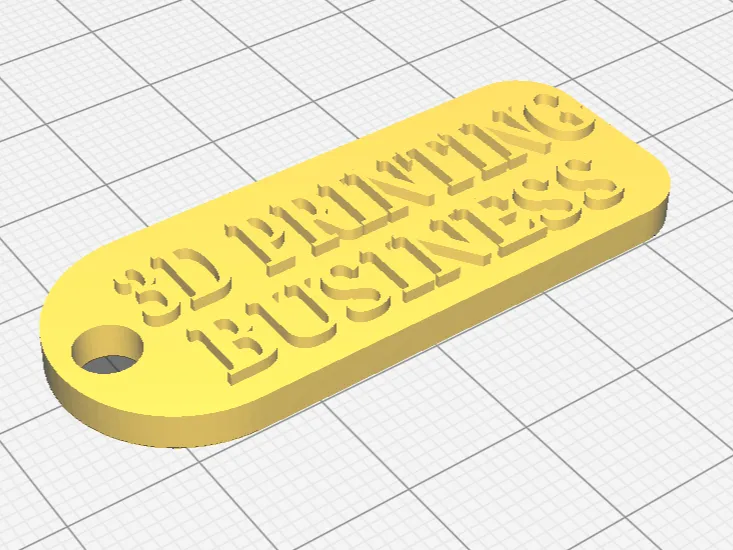 keychain 3d printing business