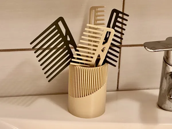 Set de peignes avec range-peignes