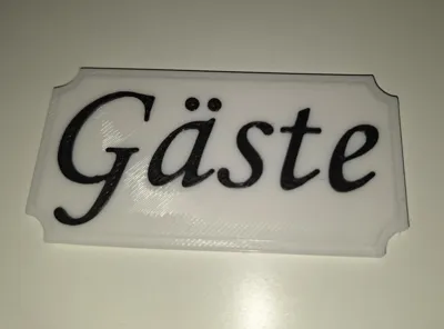 blank sign for self-labeling