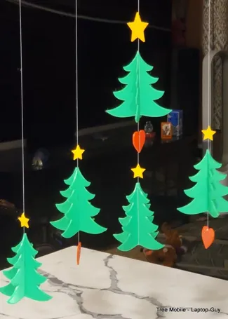 Holiday Tree Mobile