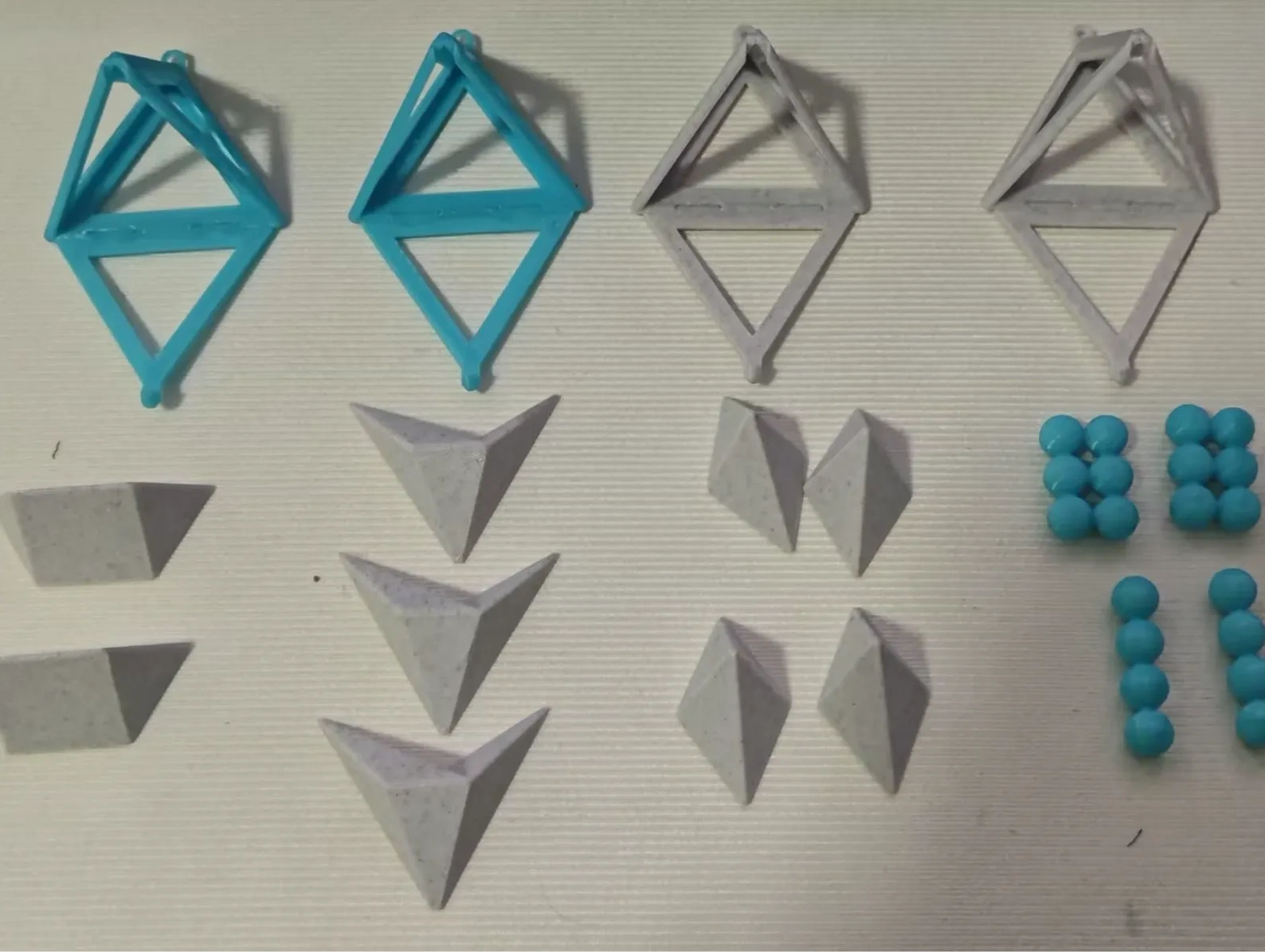 金字塔拼图吊坠（青岛科技馆同款，好看又好玩）