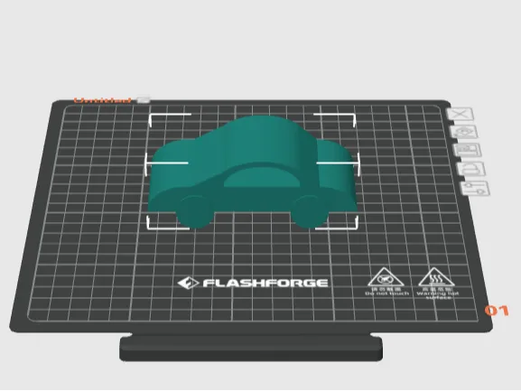 cool simple car (meant to be painted)