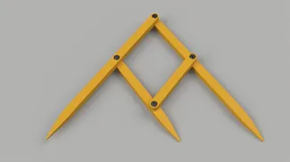 Fibonacci Golden Section Gauge Ruler Compass