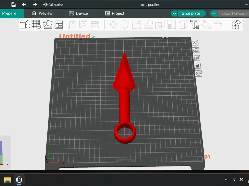 Knife Practice