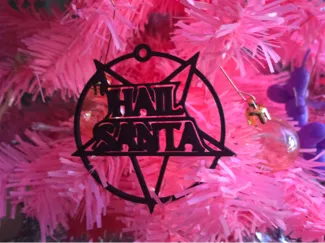 Hail Santa Ornament