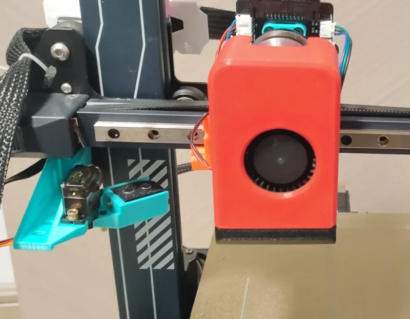 海王星elegoo3pro舵机klicky支架