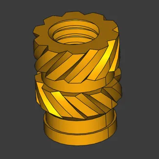 M3 Heat-Set Insert Reference