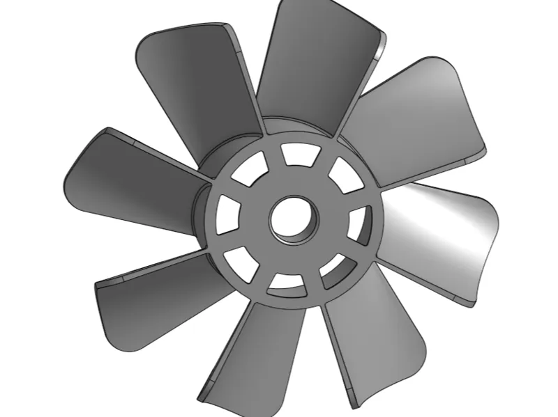Compressor Fan for 18mm axis