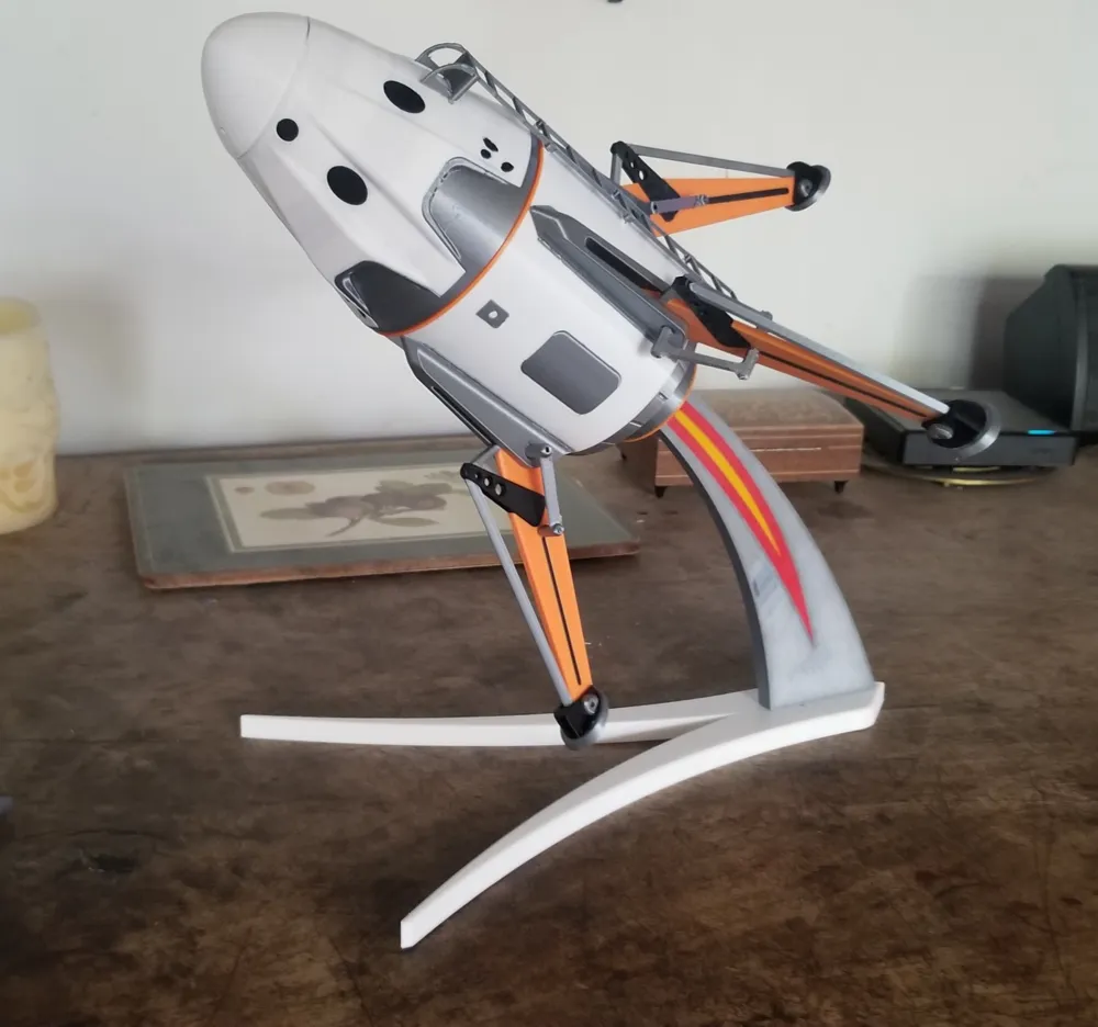 Solidworks Spacelander Design SpaceX Dragon Lander - Free 3D Print Model - MakerWorld