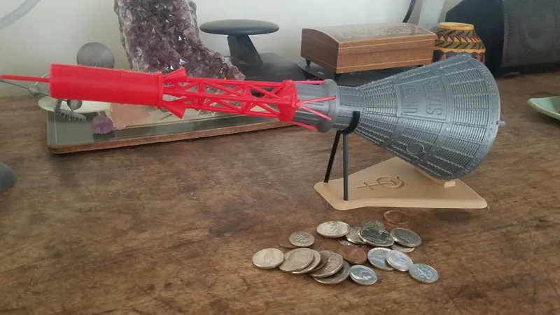 Freedom 7 Coin Bank (Upgraded)