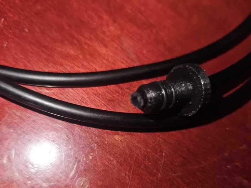 Conector para cable de fibra optica pof de 3mm int
