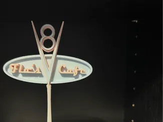 Flo's Cafe Sign from CARS Movie