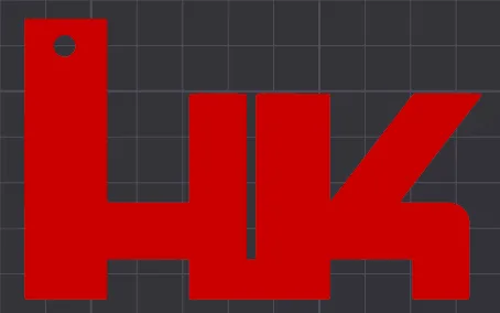 HK Logo Keychain