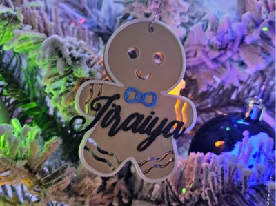 Gingerbread Family Ornament & Keychain