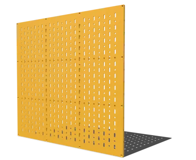 Abundant-Hole Right-Angle Side-Spliced Panel with Frame, 3MM Thick, Material-Saving Version