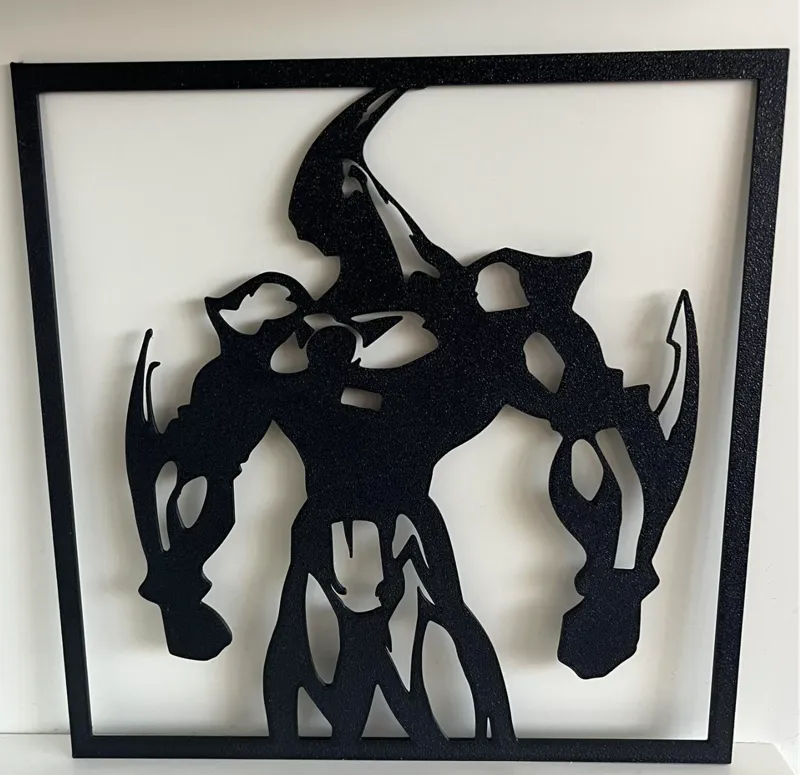 Yugioh Elemental Hero Neos Wall Art Frame