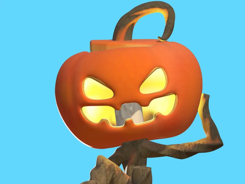 Chibi Carved Pumpkin