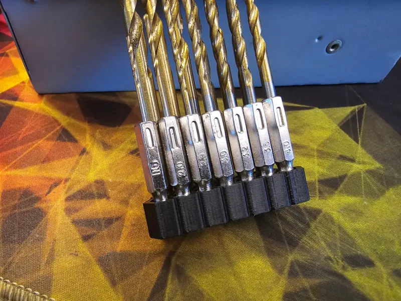 Bit Holder for 13 pcs bits and Hex Shank Drill