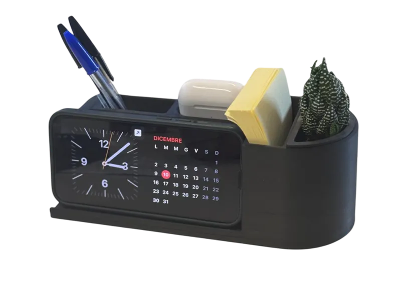 Multifunctional Desk Organizer with iPhone Dock