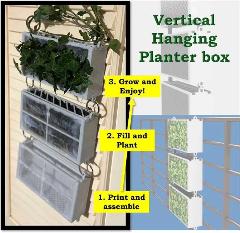 Green wall vertical planter