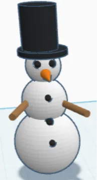 christmas snow man