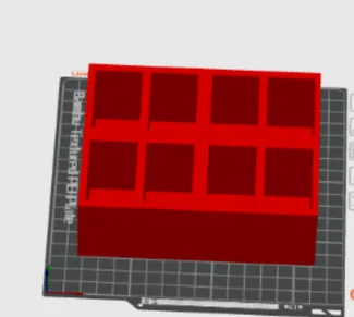 Lipo battery holder for 8