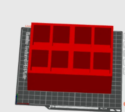 Lipo battery holder for 8