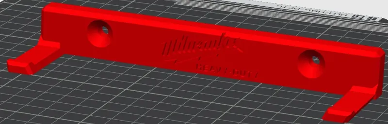 Wall mount for Milwaukee Precision screwdriverset 