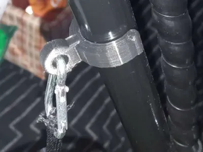 pipe clasp for carabiner